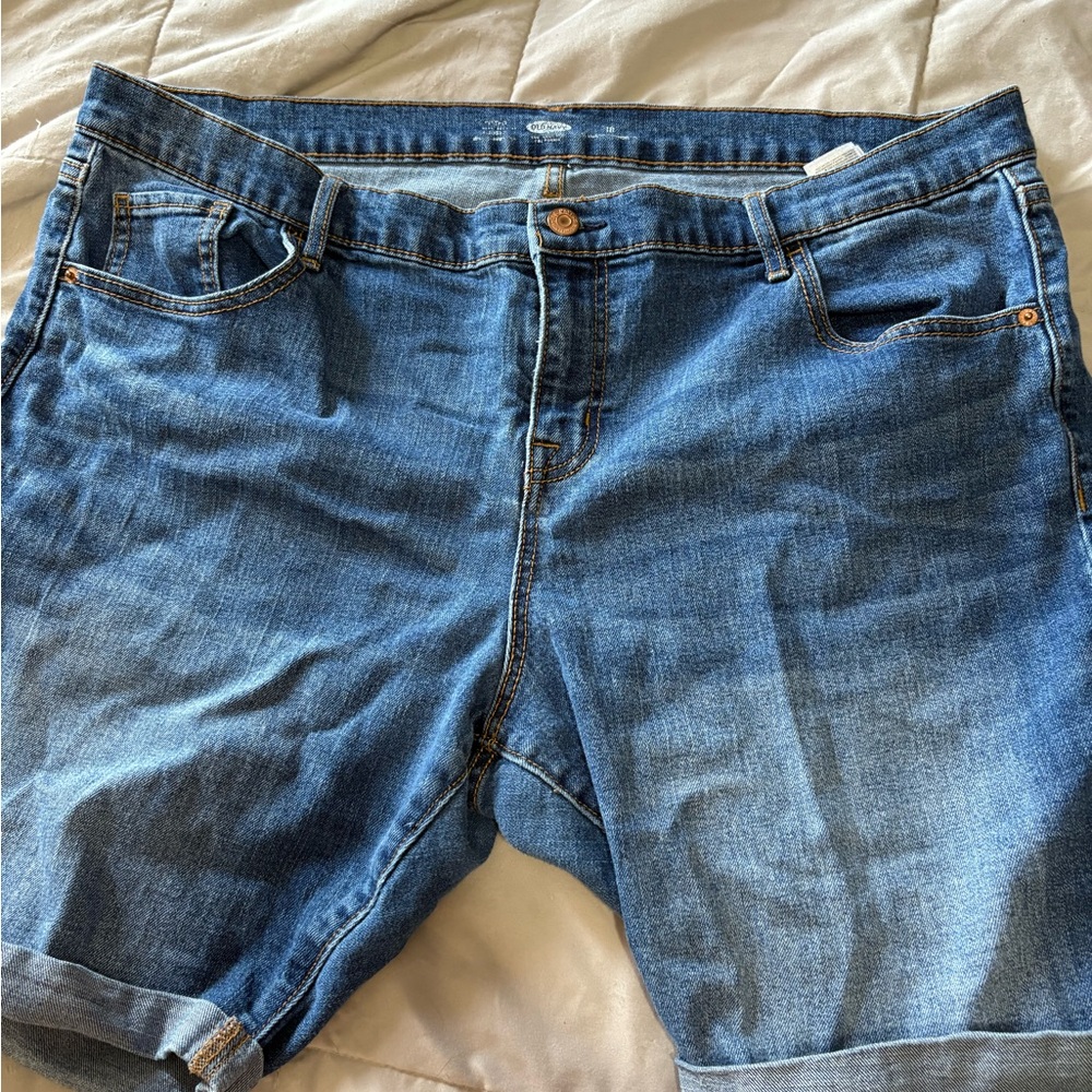Blue Denim Shorts